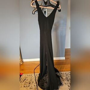 CRYSTAL SKY - JUMPSUIT - WIDE LEGGED - SMALL -OPEN BACK